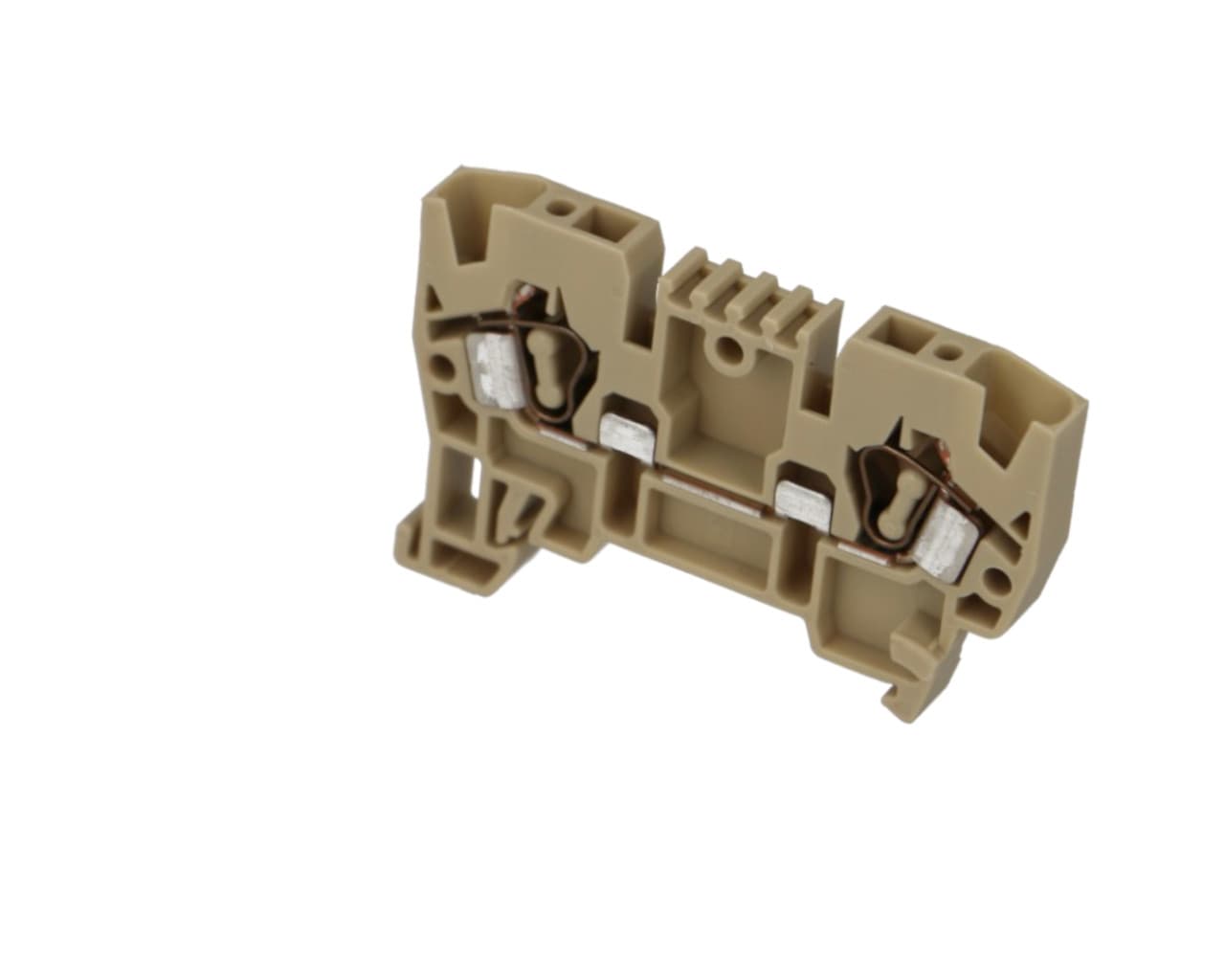 Lot de 25 bornes de jonction à ressort beige 4 mm² IMO